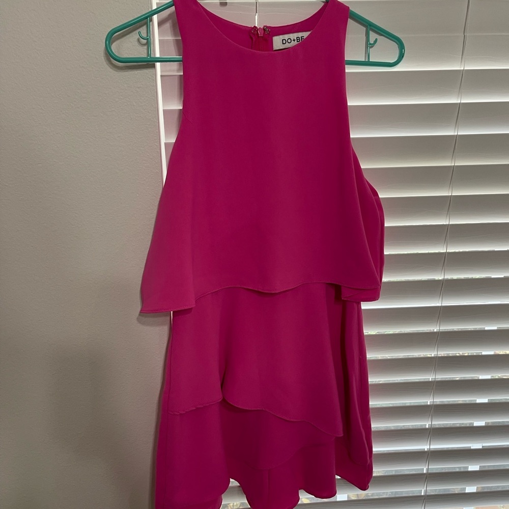 Hot pink romper